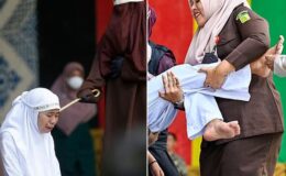 Evlilik dışı cinsel ilişkiye giren kadın 100 kırbaç darbesinin ardından bayıldı