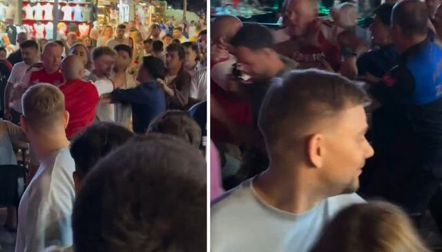Fethiye’de Arsenal ve PSG taraftarı arasında kavga çıktı