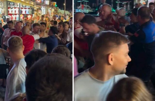 Fethiye’de Arsenal ve PSG taraftarı arasında kavga çıktı