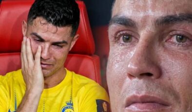 Finali kaybeden Cristiano Ronaldo, maç sonunda hüngür hüngür ağladı