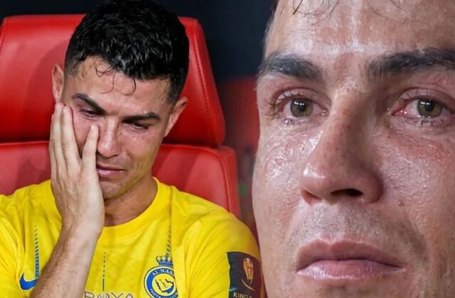 Finali kaybeden Cristiano Ronaldo, maç sonunda hüngür hüngür ağladı