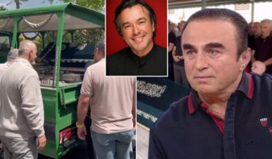 “Fısfıs İsmail” oyuncu Alp Balkan’ın cenaze töreninde gözyaşlarını tutamadı: Keşke tanımasaydım