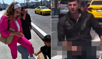 İstanbul’da turistle tartışırken hayasız hareketlerde bulunanlar gözaltında