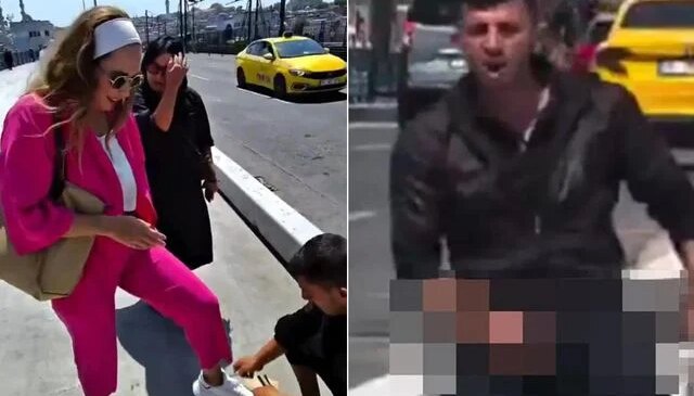 İstanbul’da turistle tartışırken hayasız hareketlerde bulunanlar gözaltında
