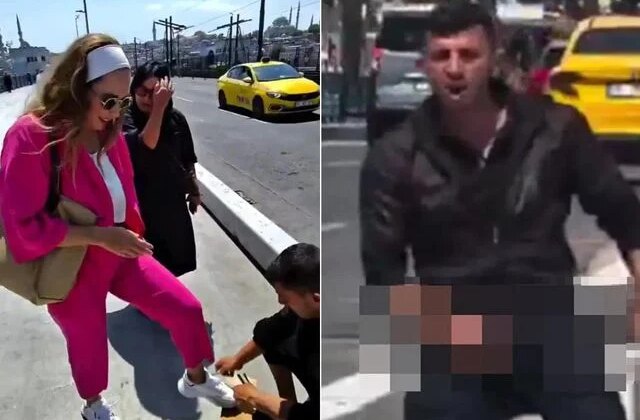 İstanbul’da turistle tartışırken hayasız hareketlerde bulunanlar gözaltında