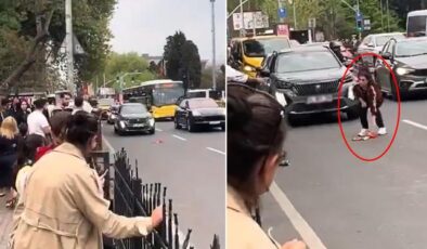 Galatasaray bayrağını ezmek istemeyince saldırıya uğradı