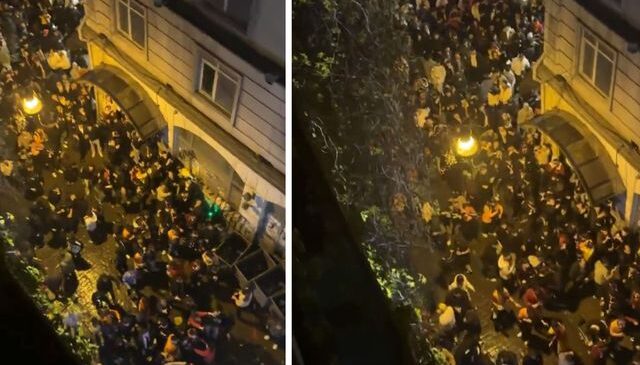 Galatasaray ve Amedspor taraftarı burun buruna! Polis zor ayırdı, küfürler havada uçuştu