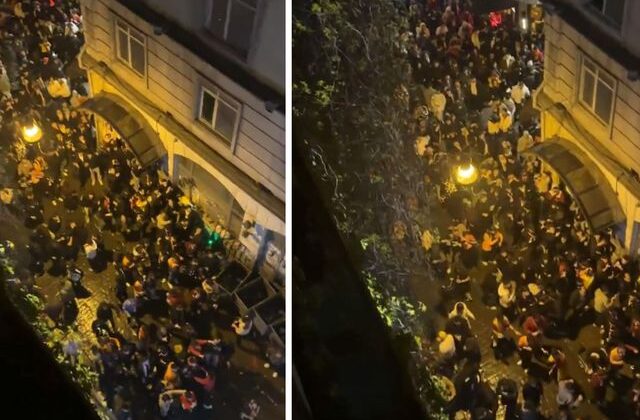 Galatasaray ve Amedspor taraftarı burun buruna! Polis zor ayırdı, küfürler havada uçuştu