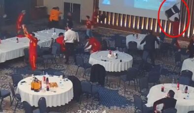 Galatasaraylı futbolcular Fenerbahçe gol yiyince çıldırmış! Eline sandalye alıp koşan bile var