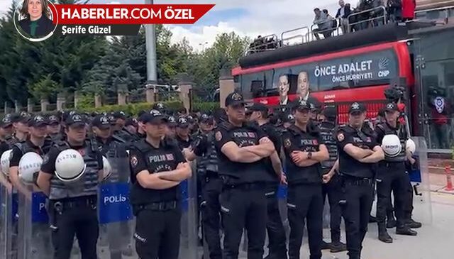 Haberler.com Ankara Temsilcisi Şerife Güzel CHP Genel Merkezi’nde