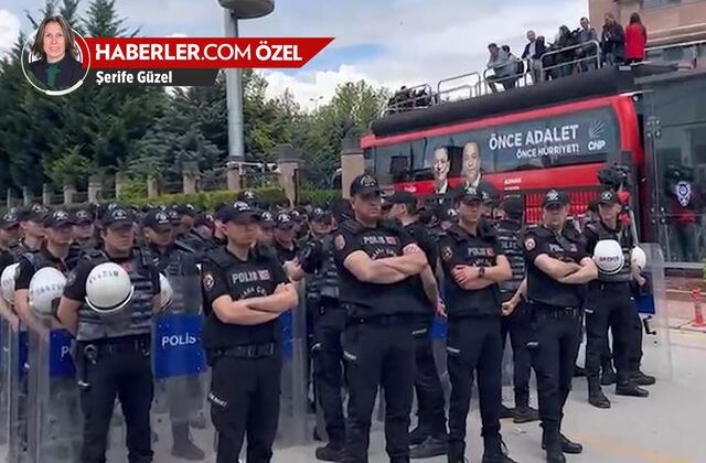 Haberler.com Ankara Temsilcisi Şerife Güzel CHP Genel Merkezi’nde