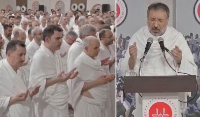 Arafat’ta eller semaya yükseldi! Diyanet İşleri Başkanı Arpaguş’tan vakfe duası