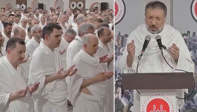 Arafat’ta eller semaya yükseldi! Diyanet İşleri Başkanı Arpaguş’tan vakfe duası