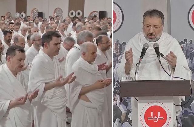 Arafat’ta eller semaya yükseldi! Diyanet İşleri Başkanı Arpaguş’tan vakfe duası