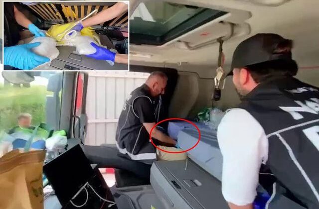 Tırda yatağın altından 12 milyon 600 bin TL’lik uyuşturucu çıktı