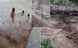 Doğu Akdeniz’deki iki ili sağanak ve dolu vurdu
