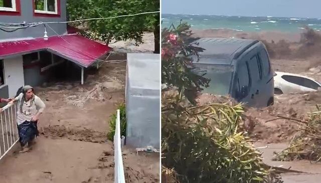 Hatay ve Osmaniye’yi sel vurdu! Evler, yollar ve araçlar zarar gördü