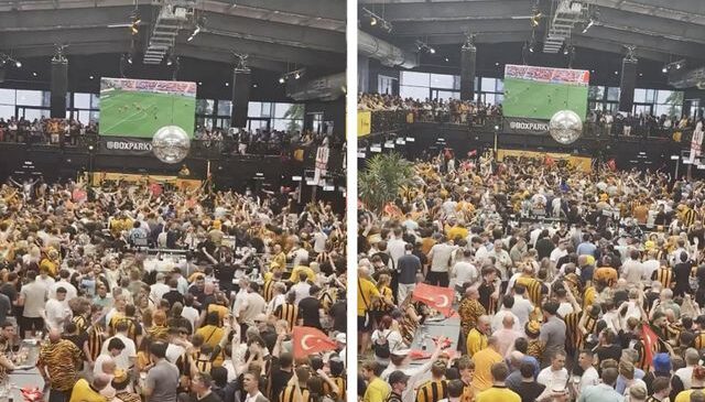 Hull City taraftarları, final maçını Türk bayraklarıyla bekledi, herkes aynı yorumu yaptı