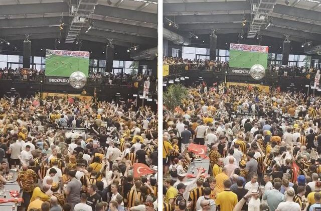 Hull City taraftarları, final maçını Türk bayraklarıyla bekledi, herkes aynı yorumu yaptı