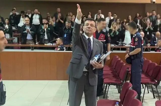 İBB davasında gerginlik! İmamoğlu: Beni indirin yaka paça