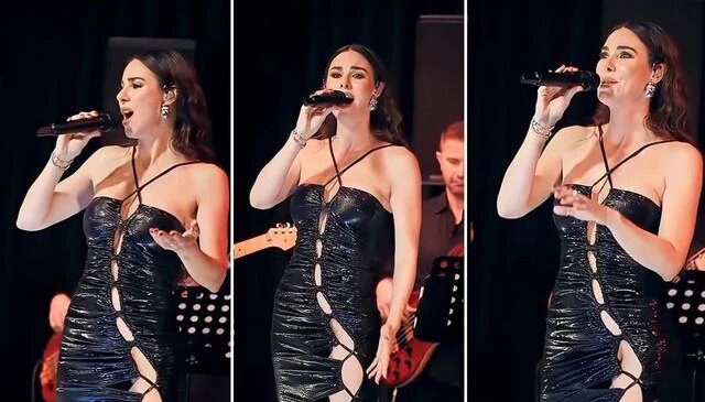 İç çamaşırı giymeden sahneye çıkan Defne Samyeli’nin görüntüleri olay oldu