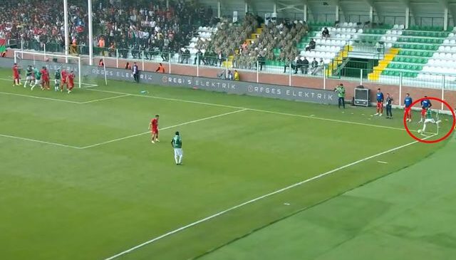 Iğdır FK’da Güray Vural, Amedspor’a kornerden gol attı