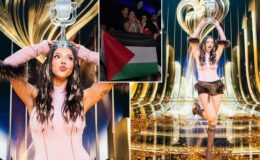 İsrail protestolarının damga vurduğu Eurovision’u Bulgaristan kazandı