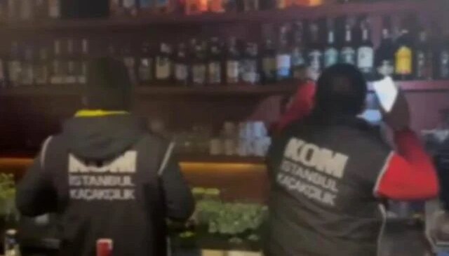 İstanbul’da gece kulübü ve restoranlara sahte içki operasyonu: 2 ton 350 litre alkol ele geçirildi