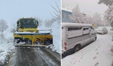 İzmir’de mayısta kar manzarası