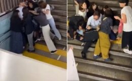 Kadın dayanışması! Kızların fotoğrafını çeken sapığı böyle yakaladılar