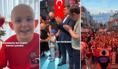 Kanseri yenen minik Zeyd’in en büyük hayali gerçek oldu