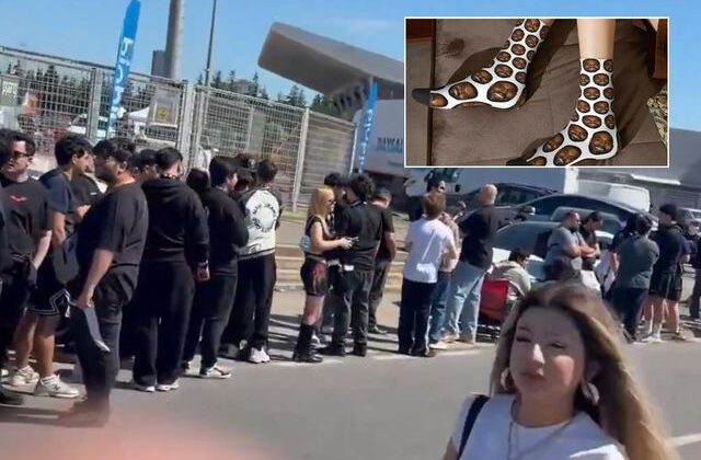 Kanye West çorapları için 2,5 kilometrelik kuyruk! Fiyatını duyan şaştı kaldı