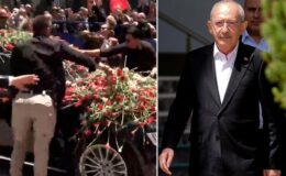 Kemal Kılıçdaroğlu, CHP Genel Merkezi’nde karanfillerle karşılandı