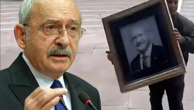Kemal Kılıçdaroğlu’nun fotoğrafları CHP Genel Merkezi’ne getirildi