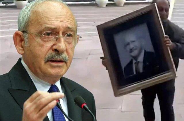 Kemal Kılıçdaroğlu’nun fotoğrafları CHP Genel Merkezi’ne getirildi