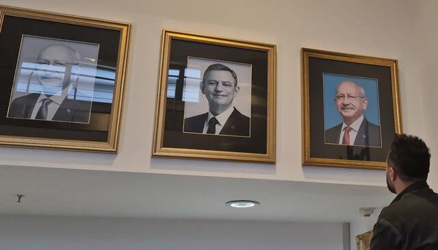 CHP Genel Merkezi’nde Kılıçdaroğlu ve Özgür Özel fotoğraflarında yeni düzenleme