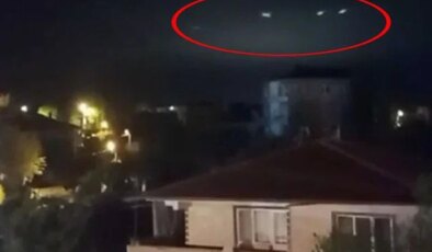 Sakarya’da gökyüzünde görülen ışıklar merak uyandırdı