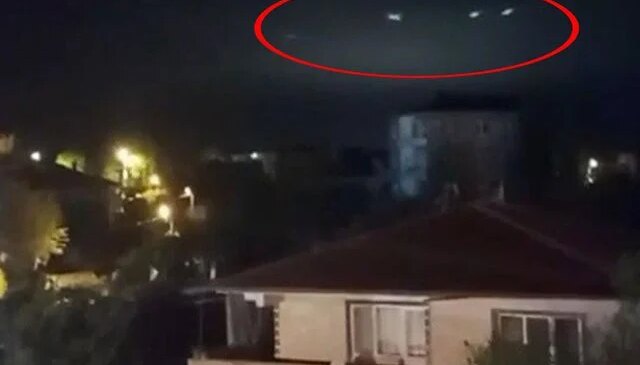 Sakarya’da gökyüzünde görülen ışıklar merak uyandırdı