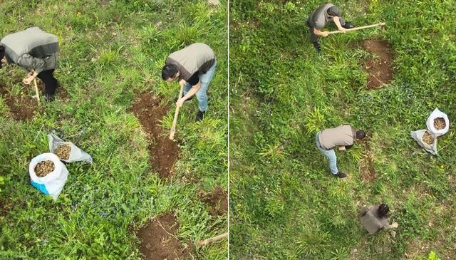 Dron’la tespit edildi, 700 bin lira ceza kesildi