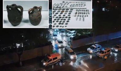 Konya merkezli 9 ilde tarihi eser operasyonu, 204 milyon TL’lik suç ağı çökertildi