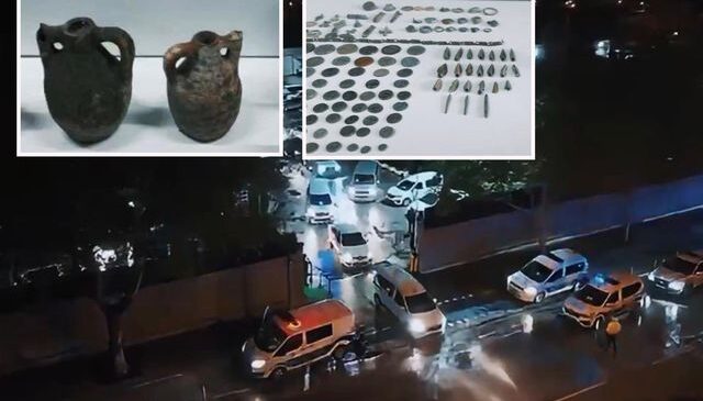 Konya merkezli 9 ilde tarihi eser operasyonu, 204 milyon TL’lik suç ağı çökertildi
