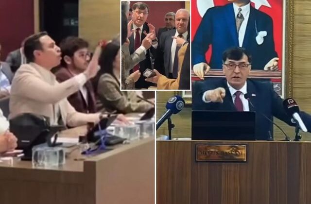 Kütahya Belediye Meclisinde ortalık karıştı: Burası sizin at çiftliğiniz değil