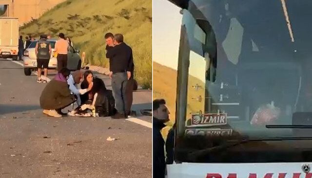 Yolcu otobüsünde can pazarı! Muavin kopan kapıdan aşağı uçtu