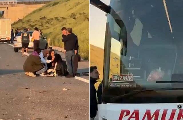 Yolcu otobüsünde can pazarı! Muavin kopan kapıdan aşağı uçtu