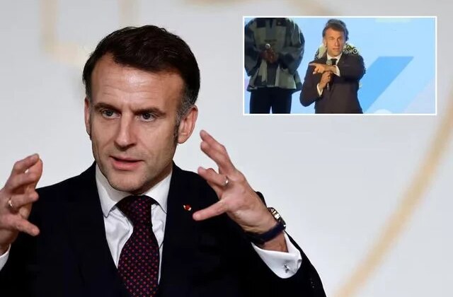 Macron çileden çıktı, Kenya’da protokolü bozup sahneye atladı