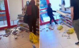 Marketi dağıtan kadının kimliği şoke etti! Birkaç ay önce de benzeri bir olayın başrolündeydi