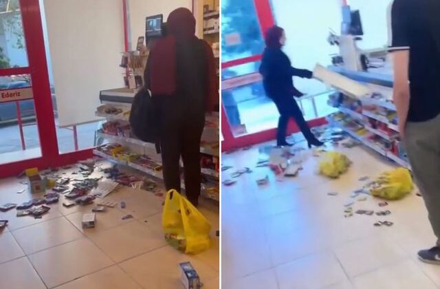 Marketi dağıtan kadının kimliği şoke etti! Birkaç ay önce de benzeri bir olayın başrolündeydi