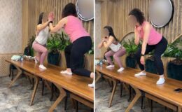 Masa üstünde zumba dansı sorumluyu görevinden etti, belediye hukuki süreç başlattı