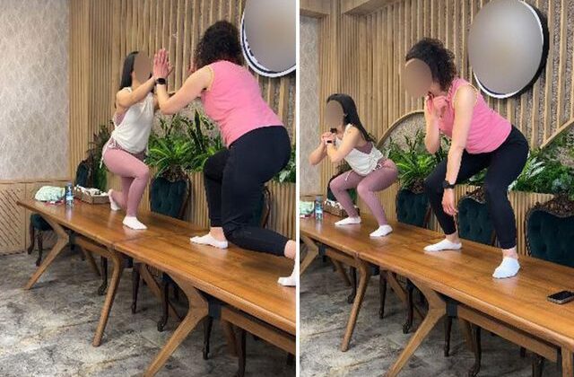 Masa üstünde zumba dansı sorumluyu görevinden etti, belediye hukuki süreç başlattı