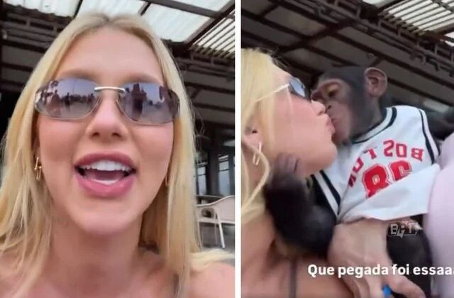 Maymunla öpüşen Vinicius Junior’un eski sevgilisi başına iş açtı